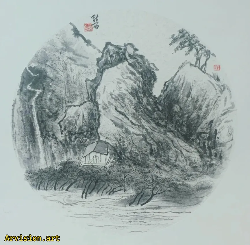 Feilaifeng ink painting Chinese ink painting