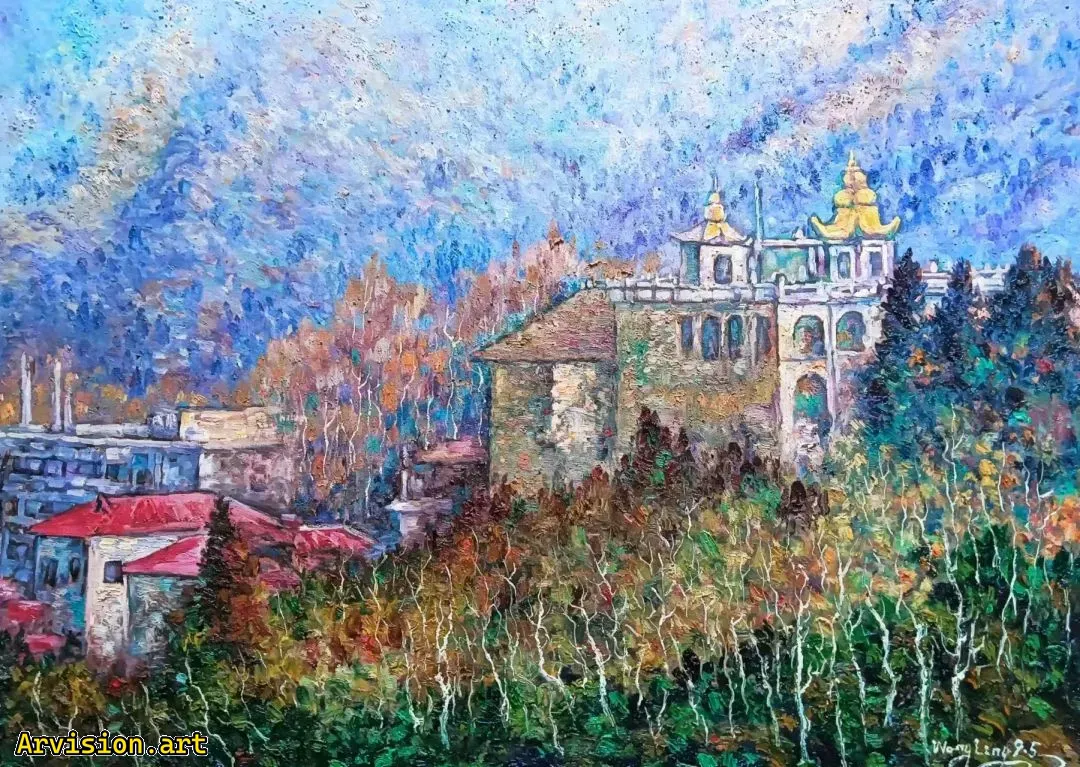 Wang Lin's Oil Painting Tour Across Jigong Mountain