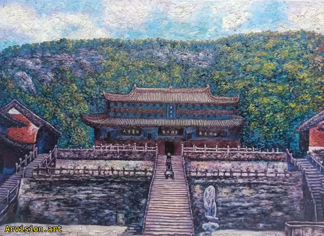 Wang Lin's oil painting of Yu Yu clarifies Wan Li è