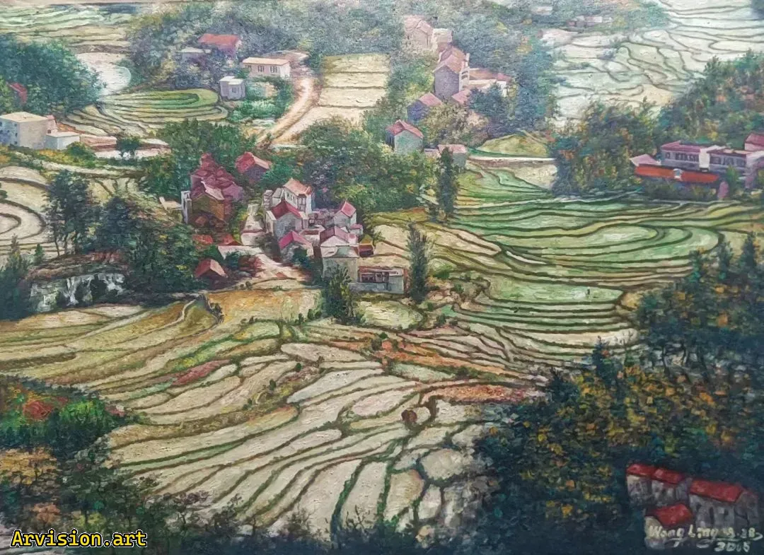 Wang Lin's oil painting Xiaoman