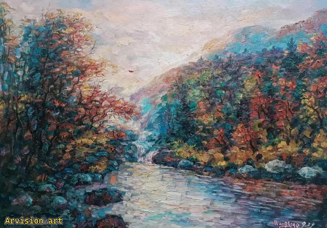 Wang Lin's Oil Painting Overture for Late Autumn